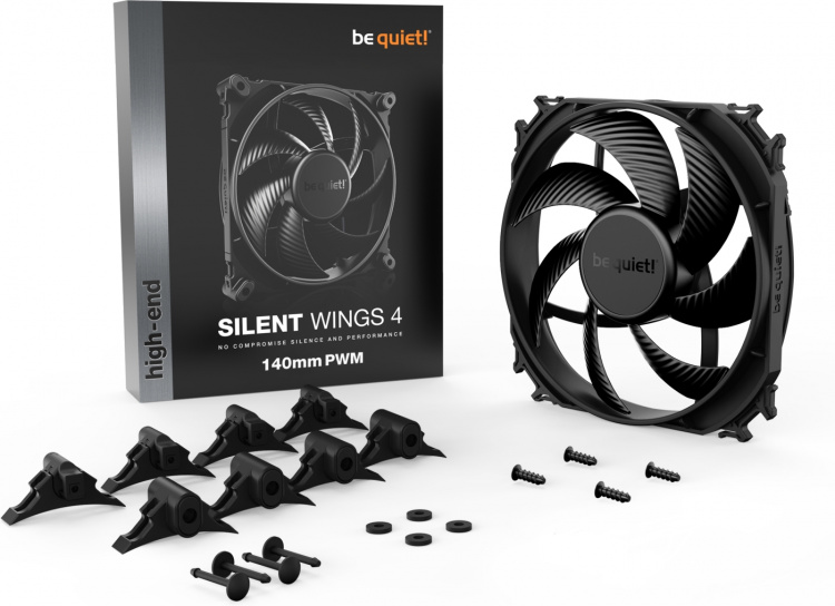 Be Quiet! Silent Wings 4 PWM fan, 140 mm Be Quiet! Silent Wings 4 PWM fan, 140 mm