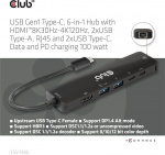 Club 3D Type-C 6-in-1 hub Club 3D Type-C 6-in-1 hub