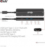 Club 3D Type-C 6-in-1 hub Club 3D Type-C 6-in-1 hub