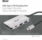 Club 3D Type-C PD Charging Hub - hub