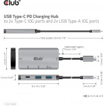 Club 3D Type-C PD Charging Hub - hub