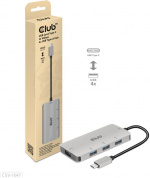 Club 3D USB Type-C to 10 Gbps 4x USB Type-A hub Club 3D USB Type-C to 10 Gbps 4x USB Type-A hub