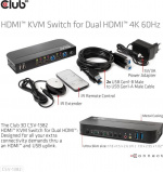 Club 3D HDMI KVM Switch For Dual HDMI Switch Club 3D HDMI KVM Switch For Dual HDMI Switch