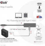 Club 3D CAC-1588 Type C - HDMI 2.1 PD 100W active adapter, 4K120 Hz - 8K60Hz