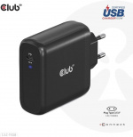Club 3D CAC-1908EU Travel Charger 100 W GaN USB-C power supply Club 3D CAC-1908EU Travel Charger 100 W GaN USB-C power supply