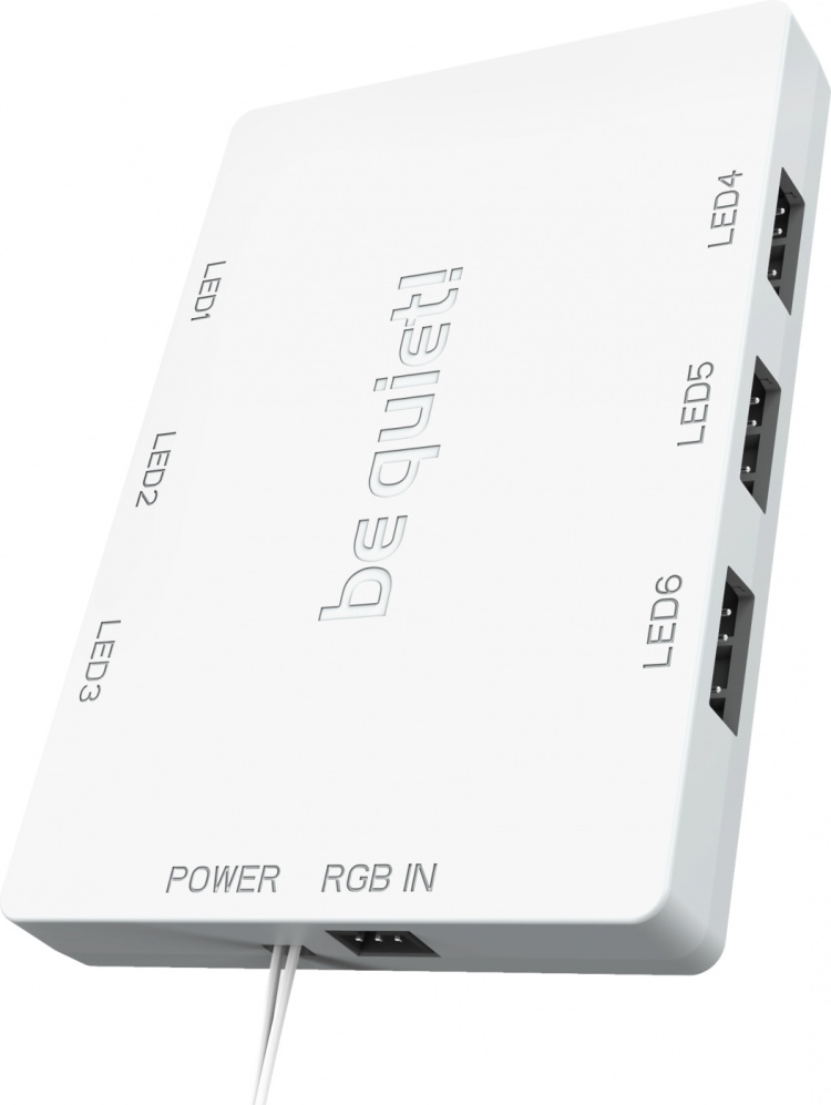 Be Quiet! Light Wings PWM fan pack, 120 mm, 3-pack, white Be Quiet! Light Wings PWM fan pack, 120 mm, 3-pack, white