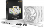 Be Quiet! Light Wings PWM fan pack, 120 mm, 3-pack, white Be Quiet! Light Wings PWM fan pack, 120 mm, 3-pack, white