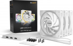 Be Quiet! Light Wings PWM high-speed fan pack, 120 mm, 3-pack, white