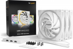 Be Quiet! Light Wings PWM high-speed fan pack, 140 mm, 3-pack, white Be Quiet! Light Wings PWM high-speed fan pack, 140 mm, 3-pack, white