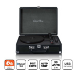 Lenco Bluetooth® Turntable with built-in speakers Black Lenco Bluetooth® Turntable with built-in speakers Black