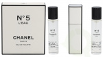 Chanel No 5 L\'Eau Giftset 60 ml Edt 1x Purse Spray 2x Refill