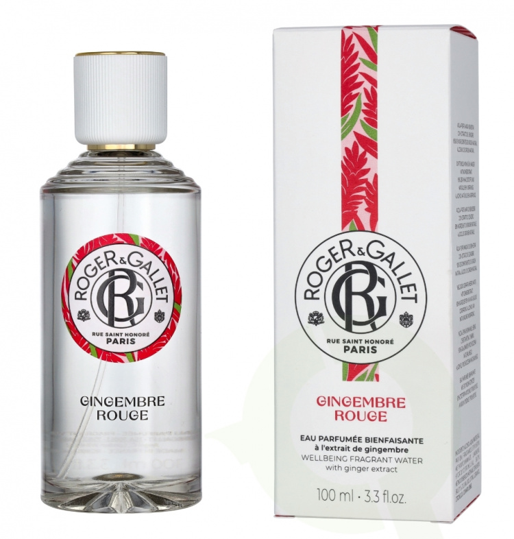 Roger & Gallet Gingembre Rouge Wellbeing Fragrant Water 100 ml