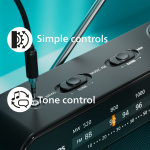 Philips Klassisk köks-radio. Nät- eller batteridrivern. Analog inställning Philips Klassisk köks-radio. Nät- eller batteridrivern. Analog inställning