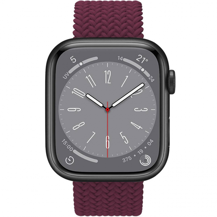 Celly Armband till Apple Watch 42/44/45mm Flätat Lila