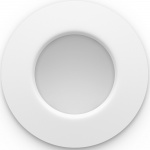 Philips Hue Slim Downlight S 90mm White and Color Ambiance Vit 1-pack Philips Hue Slim Downlight S 90mm White and Color Ambiance Vit 1-pack