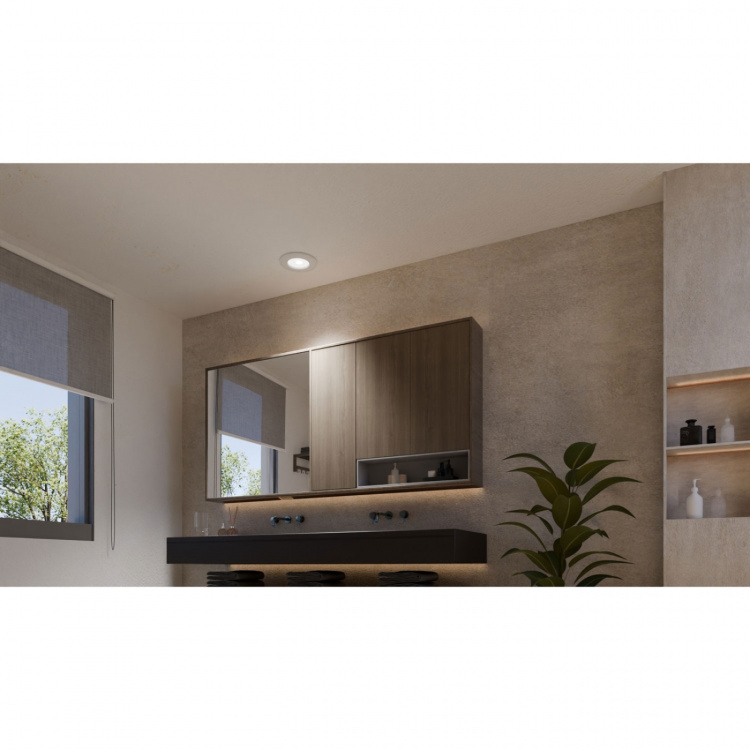 Philips Hue Slim Downlight S 90mm White and Color Ambiance Vit 1-pack Philips Hue Slim Downlight S 90mm White and Color Ambiance Vit 1-pack