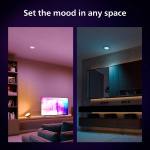 Philips Hue Slim Downlight L 170mm White and Color Ambiance Vit 1-pack Philips Hue Slim Downlight L 170mm White and Color Ambiance Vit 1-pack