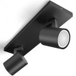 Philips Hue Runner White Ambiance 2 spot 800lm Svart Philips Hue Runner White Ambiance 2 spot 800lm Svart