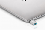 Goobay USB-C to A 3.0 adapter, silver