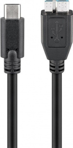 Goobay USB-C to micro-B cable, 1 m