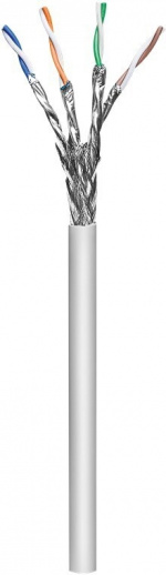 Goobay Cat6 S/FTP installation cable reel, single strand, 100m, grey Goobay Cat6 S/FTP installation cable reel, single strand, 100m, grey