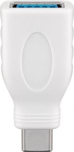 Goobay USB-A to USB-C 3.0 OTG adapter, white Goobay USB-A to USB-C 3.0 OTG adapter, white