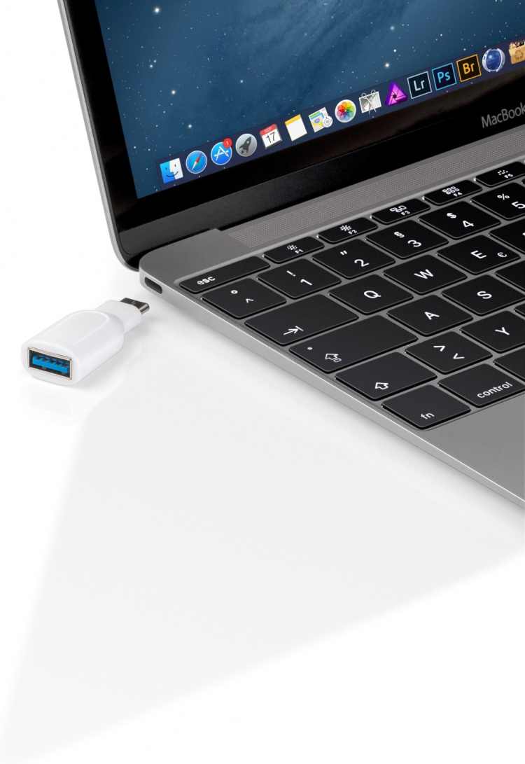 Goobay USB-A to USB-C 3.0 OTG adapter, white Goobay USB-A to USB-C 3.0 OTG adapter, white