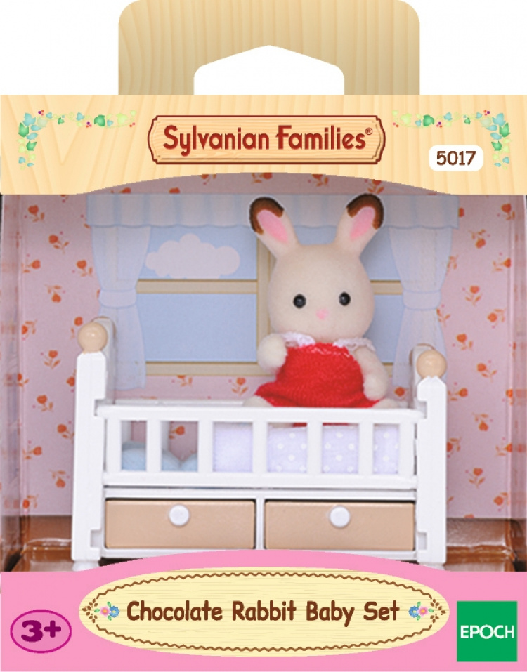 Sylvanian Families Chocolate bunny baby set (cot)