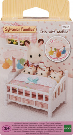 Sylvanian Families Baby cot with mobiles Sylvanian Families Baby cot with mobiles