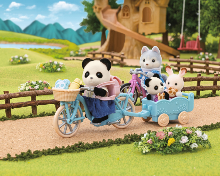 Sylvanian Families Bike and skates play set