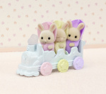 Sylvanian Families Triplets\' bath toilet