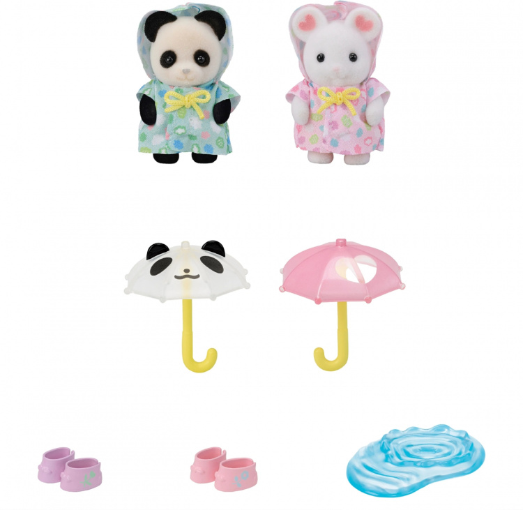 Sylvanian Families Buddies in the rain Sylvanian Families Buddies in the rain
