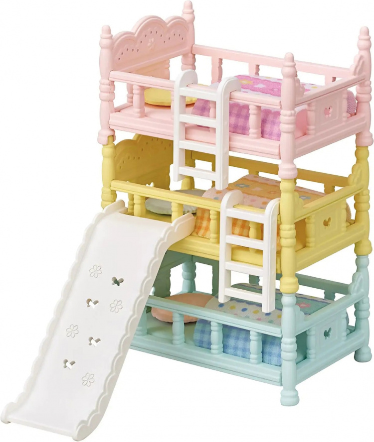 Sylvanian Families Triple bunk bed on a slide Sylvanian Families Triple bunk bed on a slide