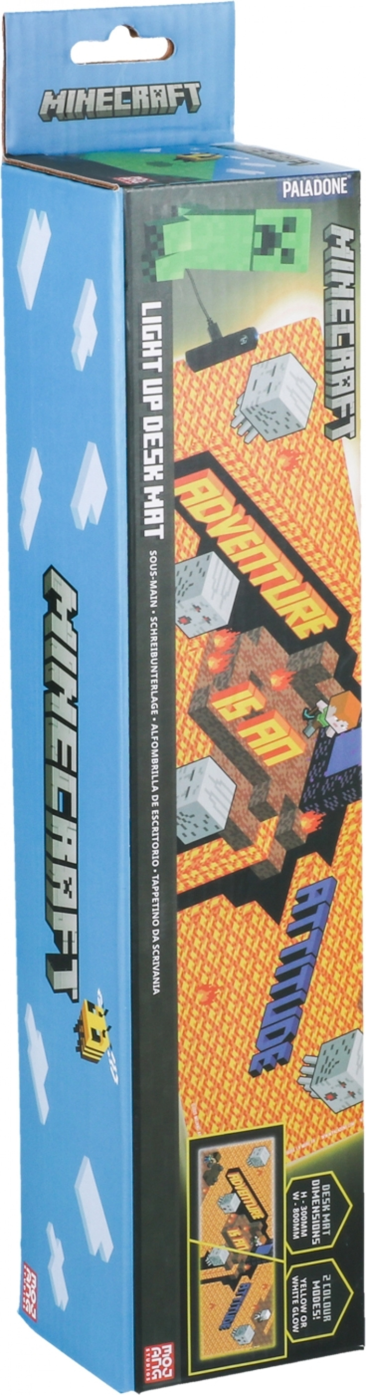 Paladone Minecraft illuminated mouse pad, 800 x 300 mm