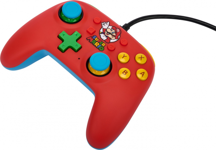 PowerA Nano Wired Controller, Mario Medley, Switch PowerA Nano Wired Controller, Mario Medley, Switch