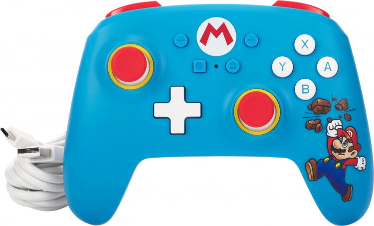 PowerA Wired Controller, Brick Breaker Mario, Switch