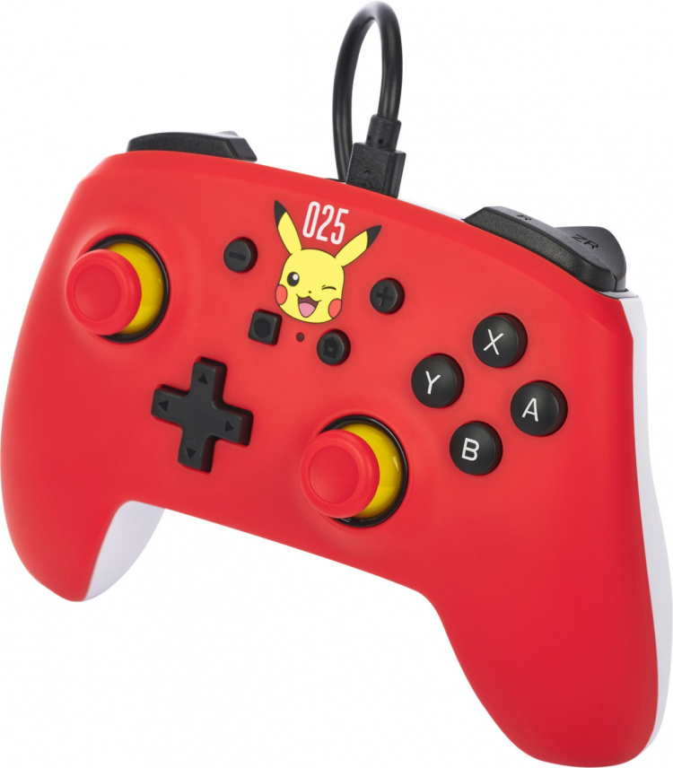 PowerA Wired Controller, Laughing Pikachu, Switch PowerA Wired Controller, Laughing Pikachu, Switch