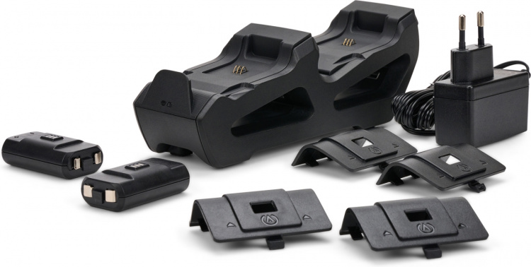 PowerA Duo Charging Station Charging Dock and Battery Pack, black, Xbox PowerA Duo Charging Station Charging Dock and Battery Pack, black, Xbox
