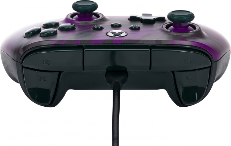 PowerA Advantage Wired Controller, Purple Camo, Xbox