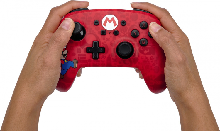 PowerA Enhanced Wireless Controller, Here We Go Mario, Switch
