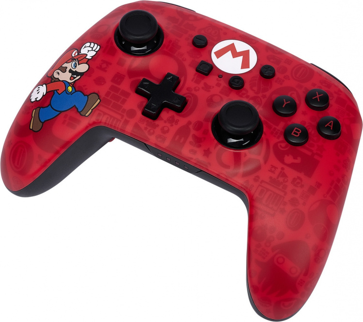 PowerA Enhanced Wireless Controller, Here We Go Mario, Switch