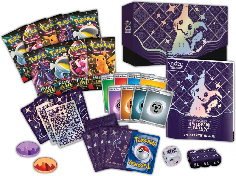 POKEMON Scarlet & Violet 4.5: Paldea Fates Elite Trainer Box trading card set