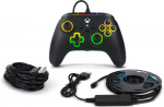 PowerA Lumectra Advantage Wired Controller, black + RGB LED ribbon, Xbox / PC PowerA Lumectra Advantage Wired Controller, black + RGB LED ribbon, Xbox / PC