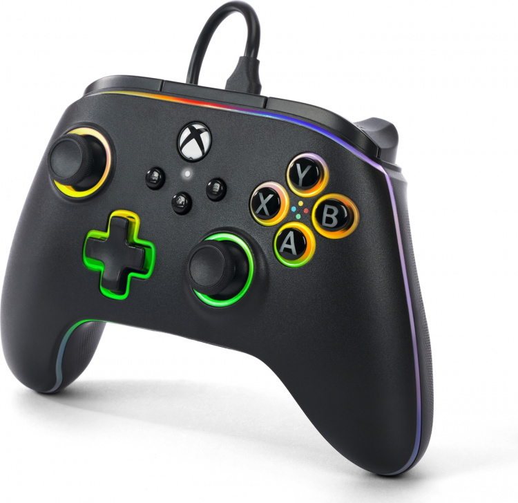 PowerA Lumectra Advantage Wired Controller, black + RGB LED ribbon, Xbox / PC PowerA Lumectra Advantage Wired Controller, black + RGB LED ribbon, Xbox / PC
