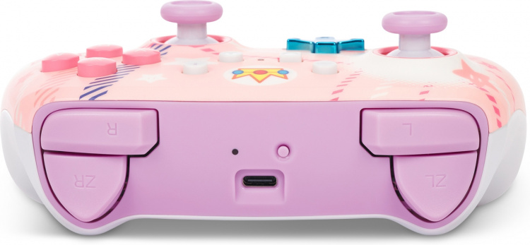 PowerA Enhanced Wireless Controller, Princess Peach Plaid, Switch PowerA Enhanced Wireless Controller, Princess Peach Plaid, Switch