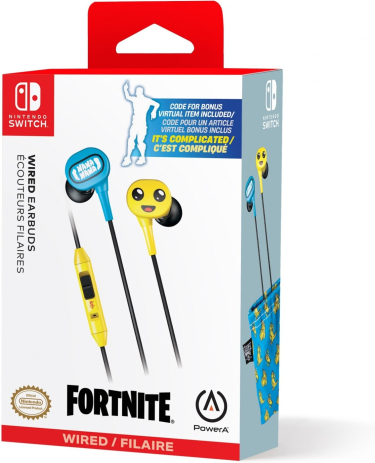 PowerA Wired Earbuds, Peely, Switch