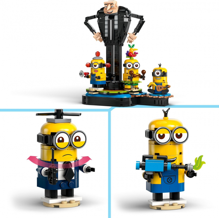 LEGO Minions 75582 - Gru and minions buildable with blocks
