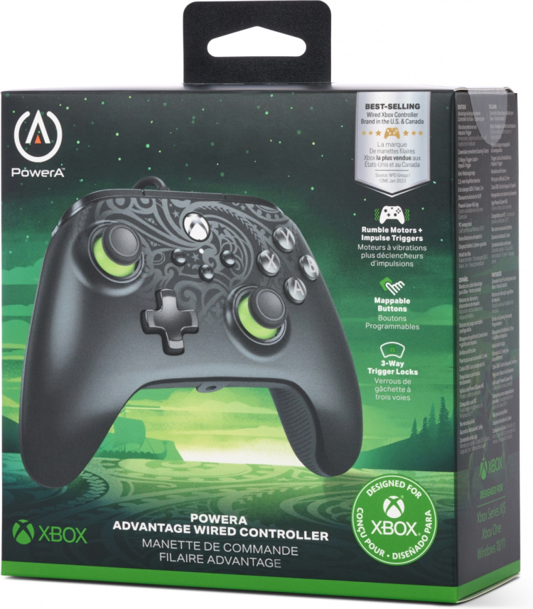 PowerA Advantage Wired Controller, Celestial Green, Xbox / PC PowerA Advantage Wired Controller, Celestial Green, Xbox / PC