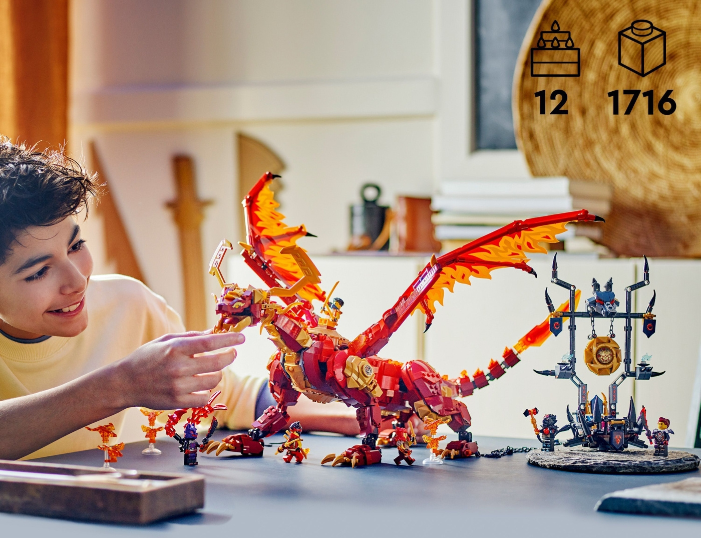Buy LEGO Ninjago 71822 - The shop's starting dragon