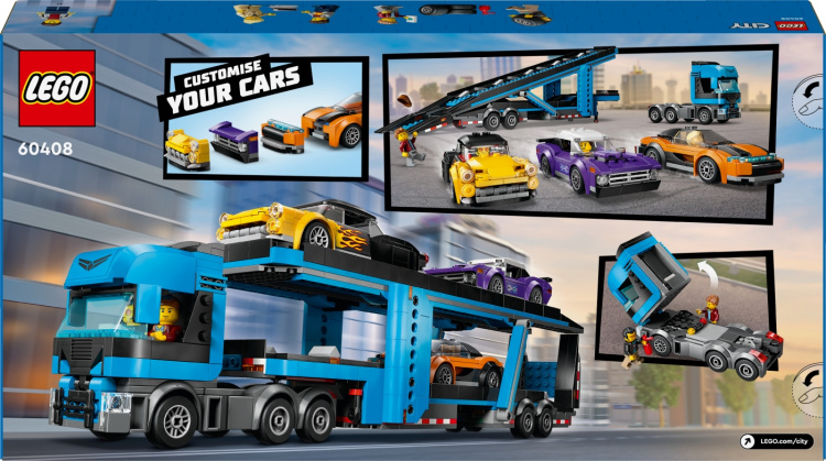 LEGO City Big Vehicles 60408 - Sports car transporter